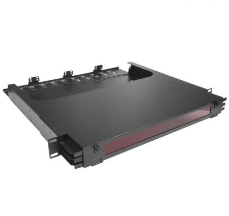 1U 144 núcleos Enclosure de fibra óptica de alta densidad extrema - Cajón extraíble Diseño para fácil instalación y mantenimiento