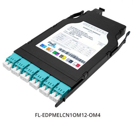Cassette modular OM4 12LC-MPO12(masculino) para EDFR