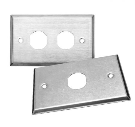 싱글 갱 IP44 방수 스테인리스 스틸 페이스플레이트