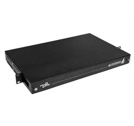 Involucro in fibra ottica da montare su rack 1U non caricato, copertura rimovibile - Involucro in fibra ottica da montare su rack 1U non caricato