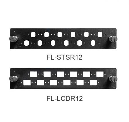 diseño de doble ranura que admite adaptadores ST, SC, FC y LC