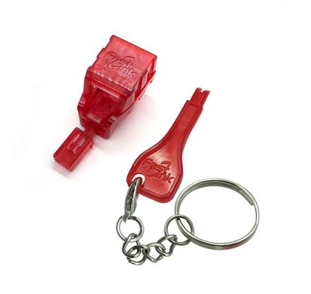 專屬FastLinkcabsys短護套跳線資安鎖套件