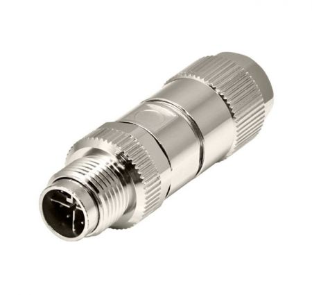 M12 X-Code Male Circular IP67 Waterproof Connector - M12 X-Code Male Circular Connectors