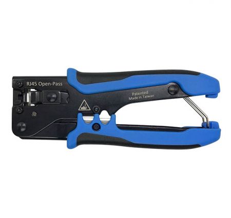 Attrezzo per crimpatura sottile per connettore RJ45 Pass-Through 8P8C