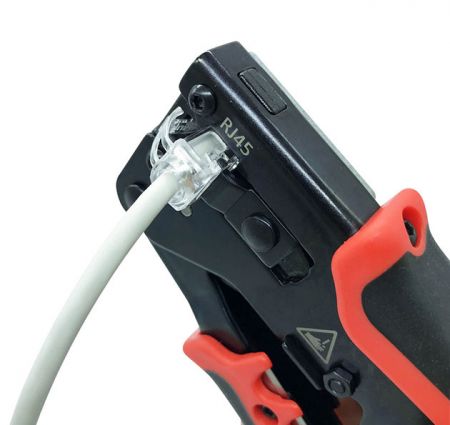 Supports 8P8C Ethernet Cat.5e, Cat6 and Cat6A Non-pass-through