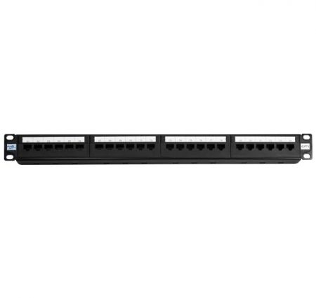Cat 6 24-port 1U 19" UTP Modular Patch Panel - Cat.6 Modular Unshielded Patch Panel with 24 port 110 IDC Type Connectors
