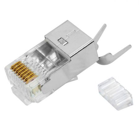 8P8C 2-Piece Non-Pass Through STP Plug