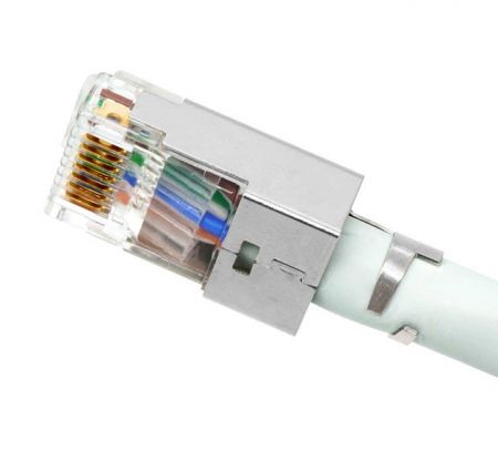 Lubang Bracket Wayar Menampung Kabel STP Kategori 6A 23 AWG ~ 26AWG