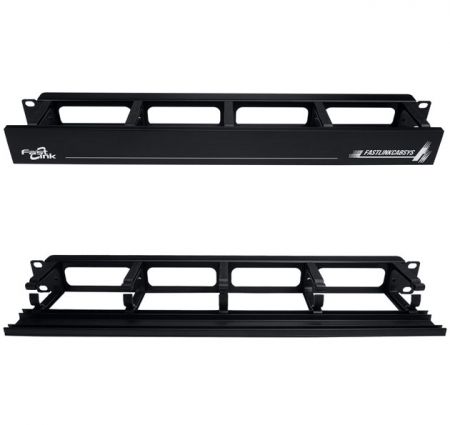 منظم أسلاك قنوات الأصابع الأفقي 1U 19 بوصة، إدارة الكابلات