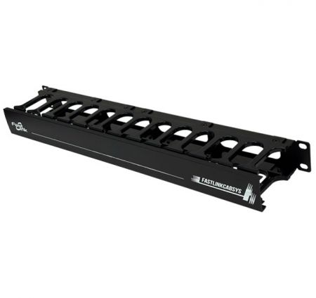 Gestione Cavi 1U per Rack Server o Armadio da 19 pollici con 12 Slot per le Dita - Gestione Cavi 1U per Rack Server o Armadio da 19 pollici con 12 Slot per le Dita