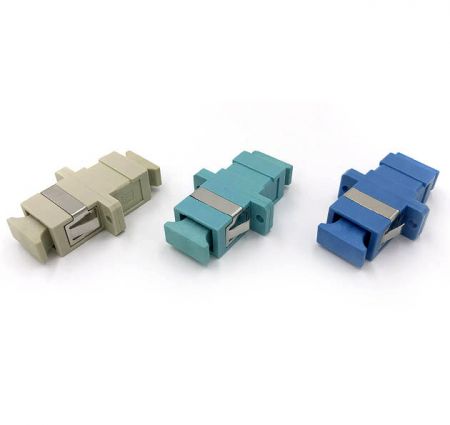 SC Fiber Optic Adapter with Flange