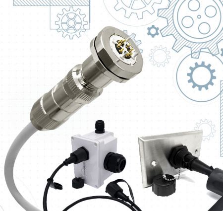 Industrial Ethernet Cabling - M12 X and Waterproof series for Industrial Applications