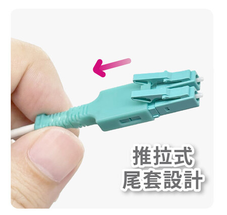 直覺抓握推拉式尾套設計（Push-Pull Boot）