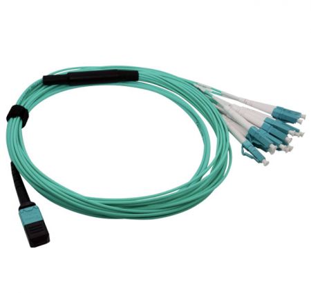 MPO Fanout Patch Cord, 12 LC Connectors - Rapid Deployment, High Density and High Reliability
