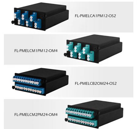 MPO/MTP® Fiber Modular Cassette, 12/24 Cores - Suitable for the rapid deployment requirements of data centers.