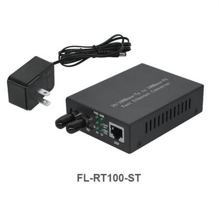 FL-RT100-ST 10/100/M 光電轉換器, RJ45 to ST 光纖介面