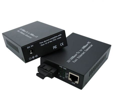 光電轉換器 - 100Base TX to 100Base FX