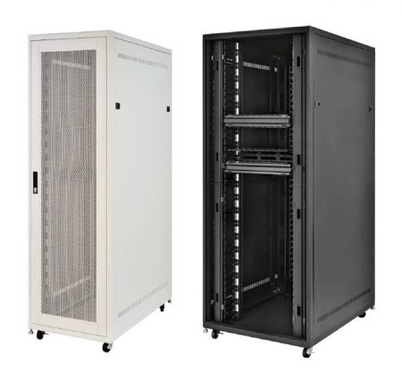 壁掛機箱、伺服器機櫃及配件 - 伺服器機櫃有米白及黑色可選擇