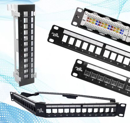 Patch Panels - RJ45 patch panels organize and connect network cables