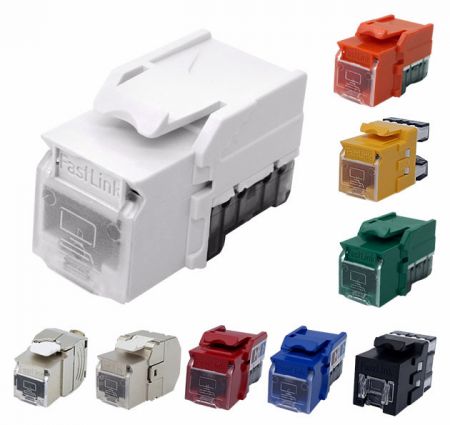 RJ45 Keystone Jacks - Comprehensive RJ45 Keystone Modular Jack for Ethernet networking