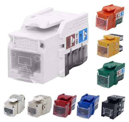 RJ45 資訊插座 - RJ45 模組是結構化佈線中最重要的配件