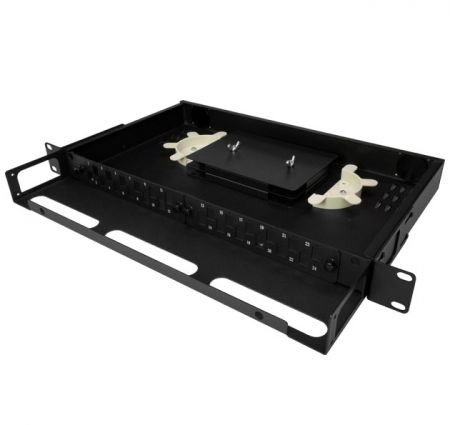 Fusion fixed tray can accommodate the remaining length of the fiber