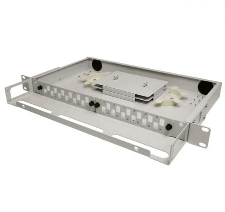 Modular activity panel design can install ST, SC, LC fiber couplers