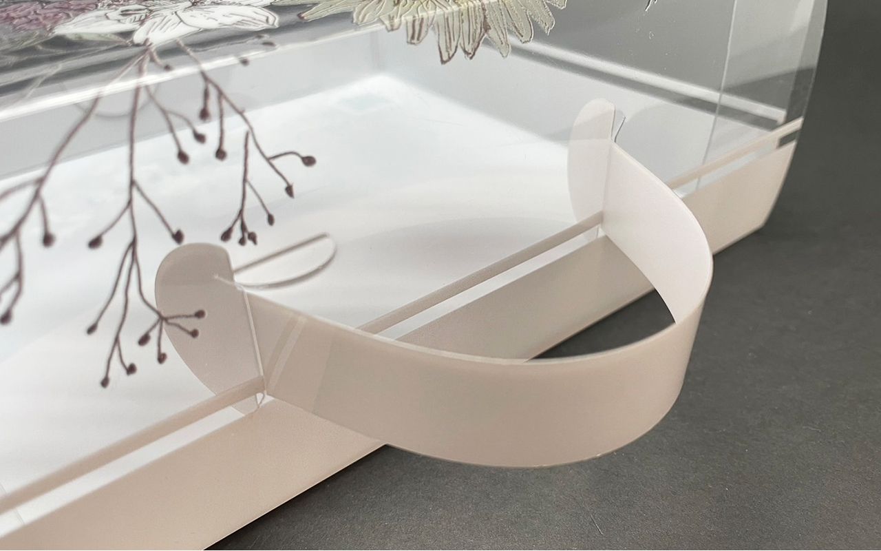 Poignée droite intégrée en une seule pièce