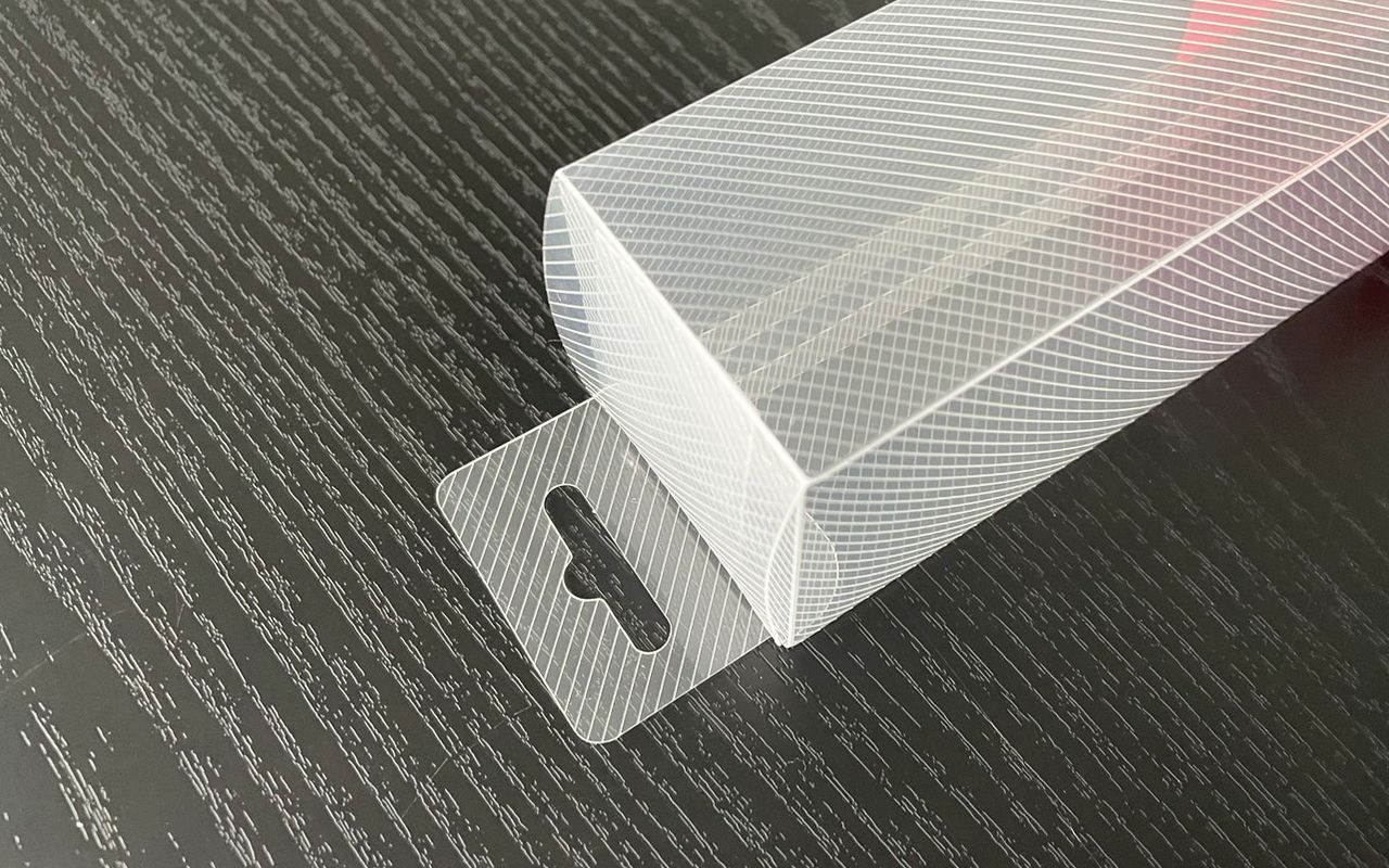 O design de textura sarjada da caixa de embalagem