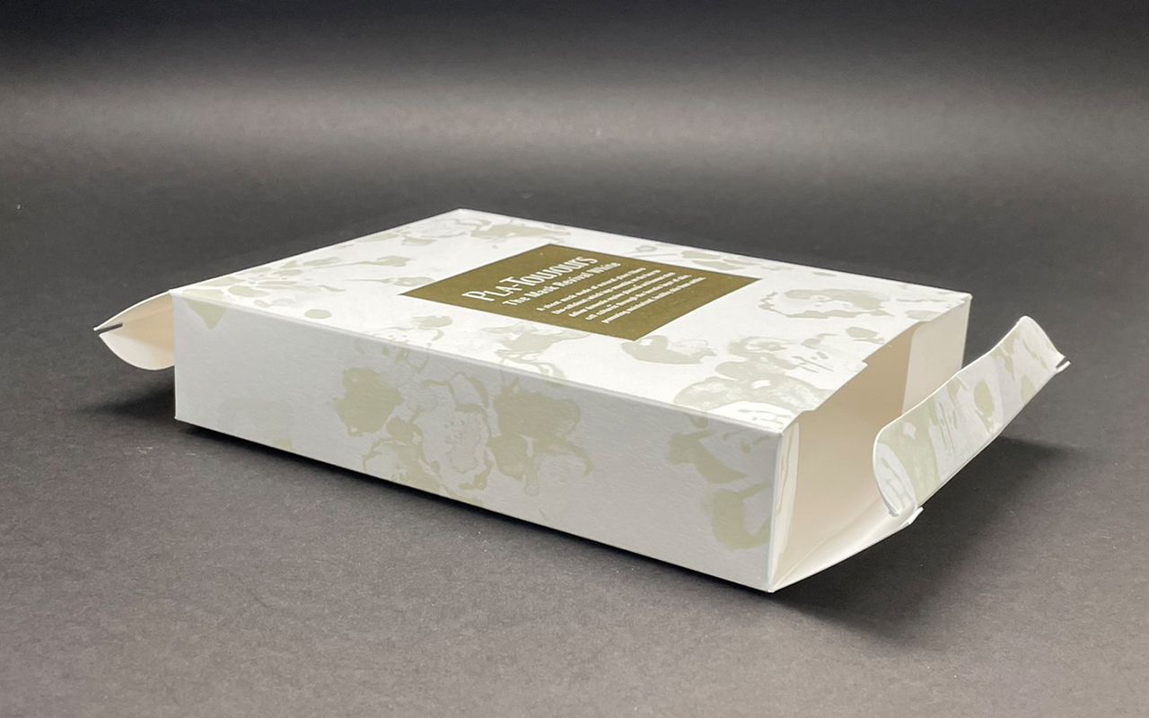 Kényelmes, kétoldalú, aszimmetrikus csomagoló doboz