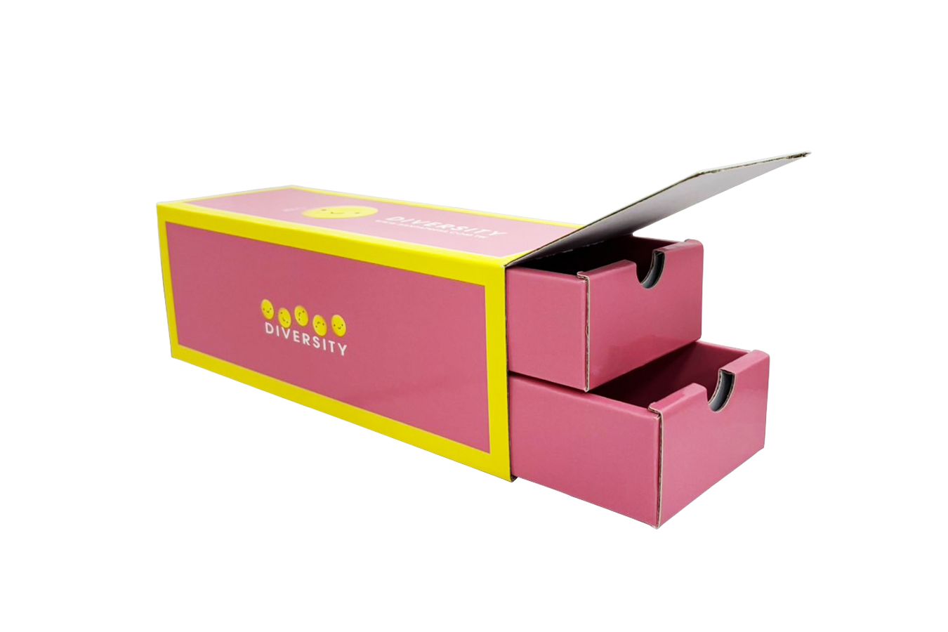 Custom Double-Layer Drawer Box with Full-Color Printing - Custom Double ...