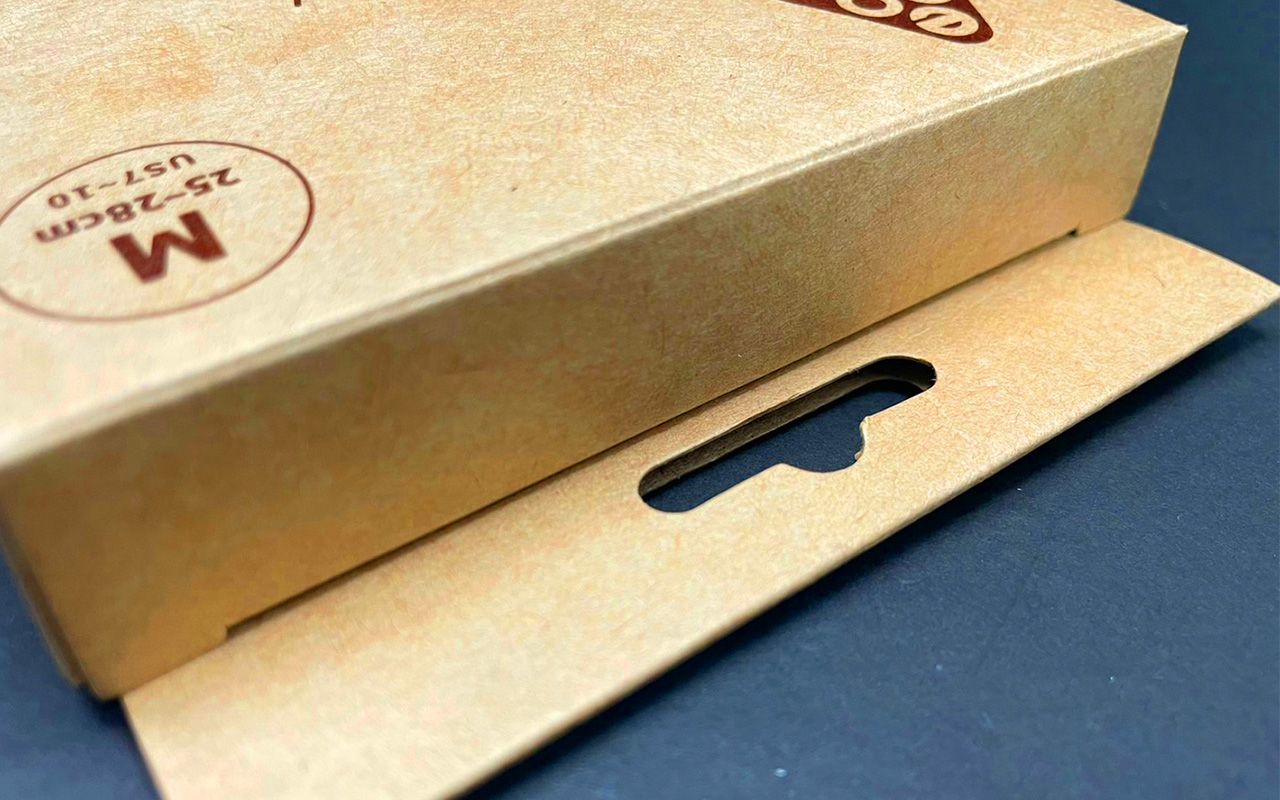 Insole Packaging Kraft Paper Hanging Boxes - Insole Packaging Kraft ...