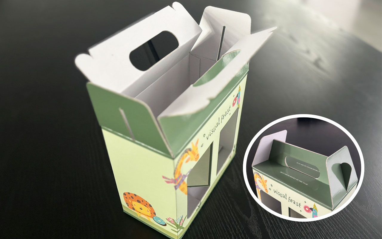 Progettazione di scatole regalo gable personalizzate ideali