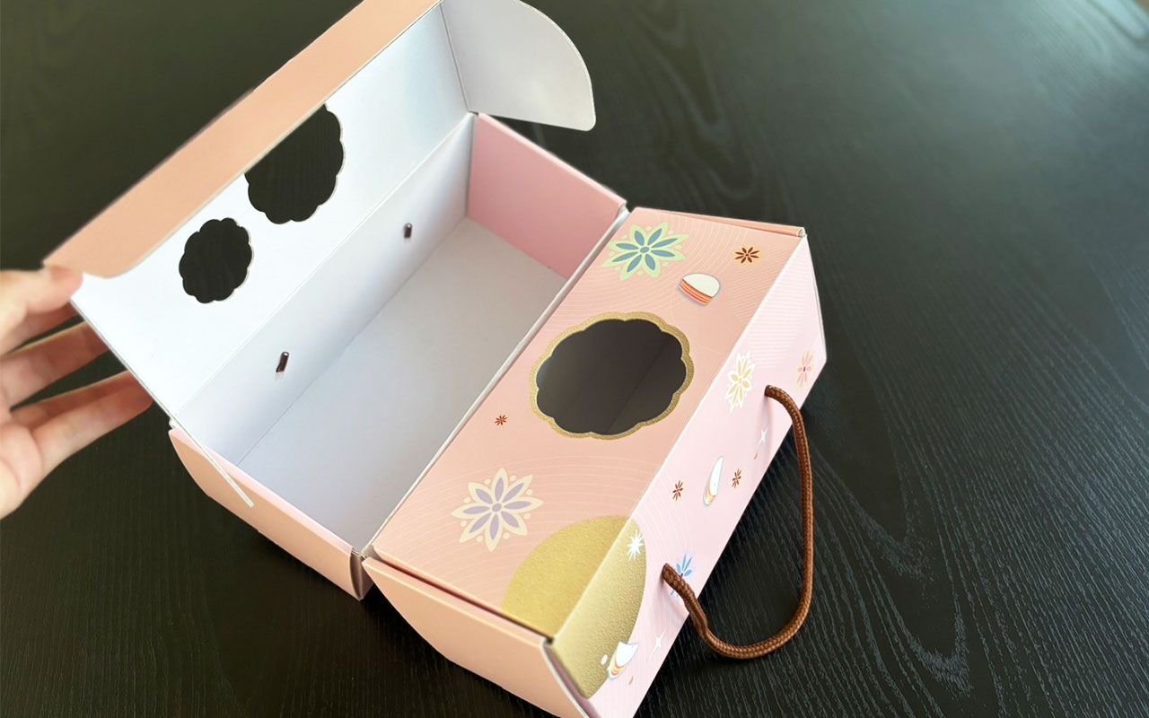 Design de boîte pliable créatif