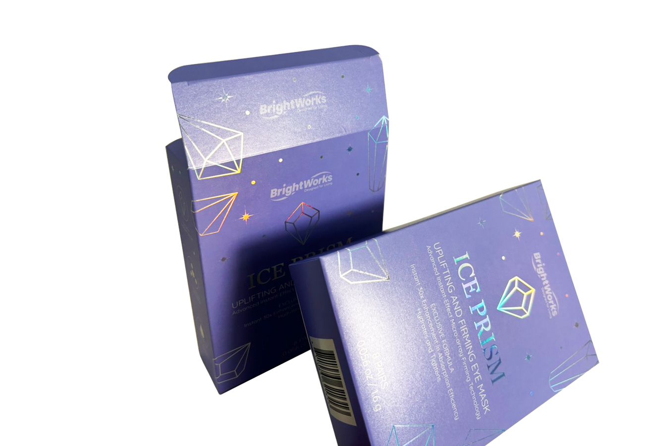 Premium Holographic Paper Boxes Printing for Face Mask Packaging - Face ...