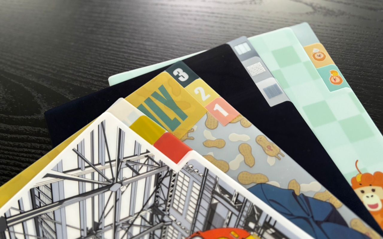 井然有序的頁籤色彩分類