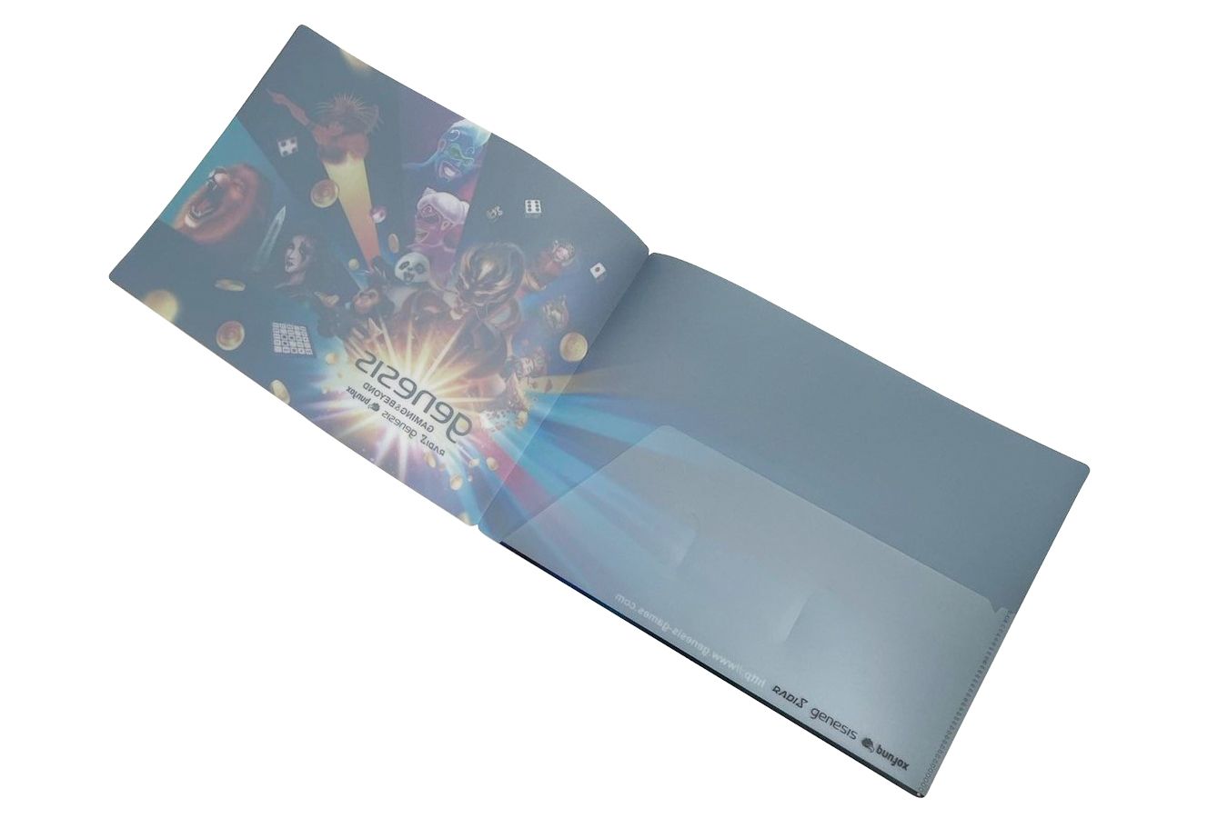 Pp Display Folder Horizontal Matte Finish Double-Fold PP Folder - B2B Supplier of ...