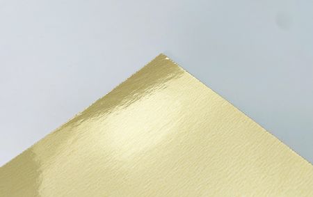 Material de papel de lámina metálica plateada