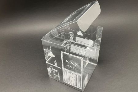 Hộp PET cho cà phê nhỏ giọt – Nắp trên mở