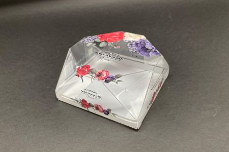 獨家設計彩妝盒客製化印刷 - 彩妝包裝PET盒正面照