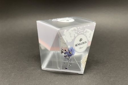 Hộp PET chăm sóc da - Góc nhìn phía trước