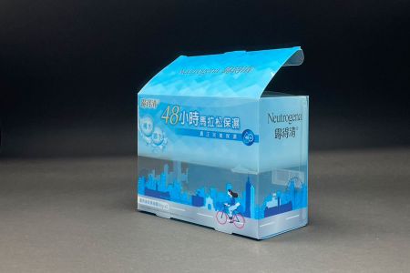 化粧品用のリサイクル可能なPETボックスソリューション