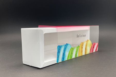抽屜式甜點包裝盒客製印刷 - 甜點包裝盒 抽屜禮盒 馬卡龍包裝盒