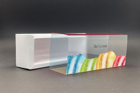 甜點包裝盒 抽屜禮盒 馬卡龍包裝盒 盒套盒身獨立分開