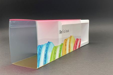甜點包裝盒 抽屜禮盒 馬卡龍包裝盒 高透明度的PET材質