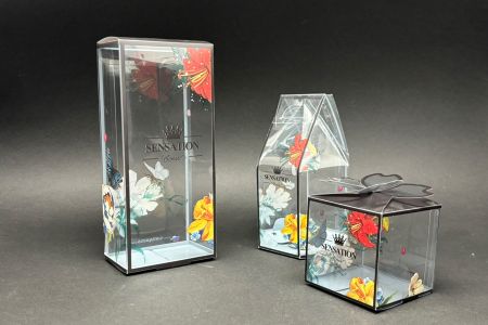 Design de Embalagem da Série Floral Preta