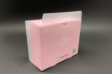 フロスト加工PPプラスチックパッケージボックス–バック
