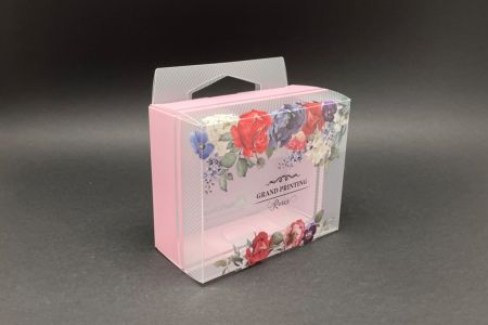 彩妝品斜紋包裝盒精緻印刷 - PP塑膠-斜紋面盒正面照
