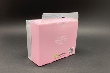 PP塑膠包裝盒-斜紋面盒背面照