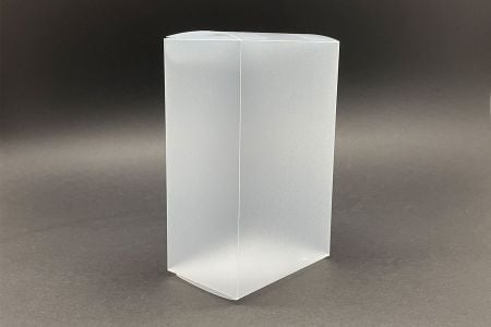 Caixa de plástico transparente feita de polipropileno - Caixa de plástico transparente feita de polipropileno - Vista superior